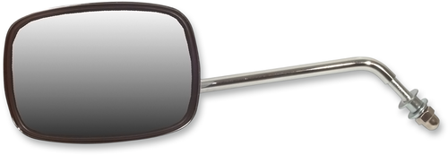 EMGO - 20-21714 - Mirror - Side View - Plain Face/Rectangle - Short Stem - Left - Bolt-On - Each