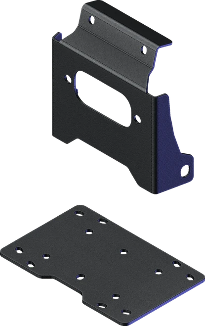 Winch Mounting Kit - Black | Powder-Coated