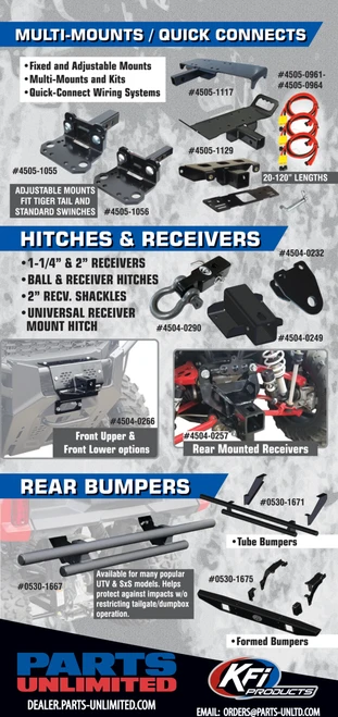 Winch Mounting Kit - Powder-Coated | Black