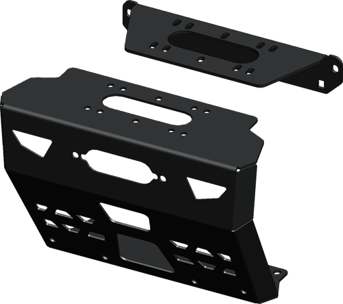 Winch Mounting Kit - Black | Powder-Coated