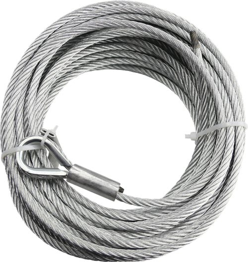 Wide Winch Cable - Silver