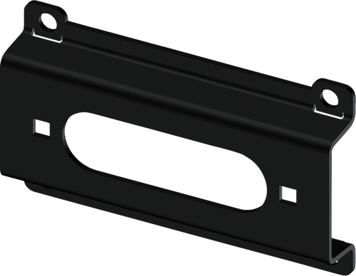 Winch Bracket - Black | Powder-Coated
