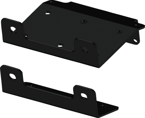 Winch Mounting Kit - Black | Powder-Coated