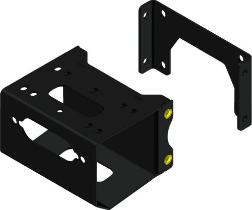 Winch Mounting Kit - Powder-Coated | Black