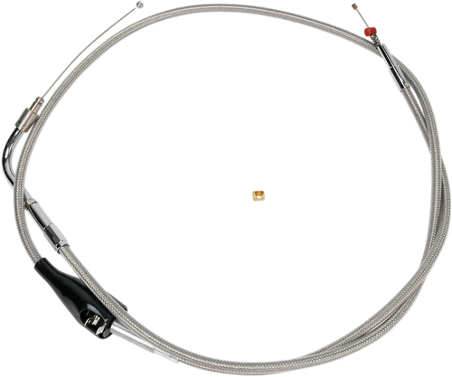 BARNETT - 102304100206 - Stainless Steel Idle Cable - Cruise - +6" - '02-'06 FLH