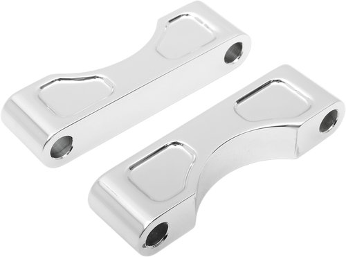 Tire Hugger Fender Mounting Block - Chrome