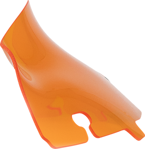 Kolor Flare Cruiser Windshield - Orange