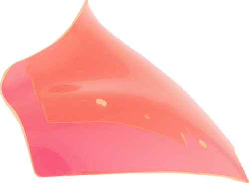 Ice Kolor Flare Cruiser Windshield - Pink