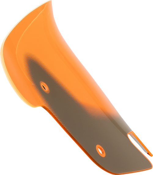 Ice Kolor Flare Cruiser Windshield - Orange