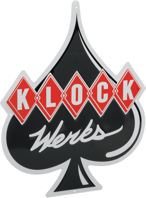 Embossed Sign - Red | White | Black