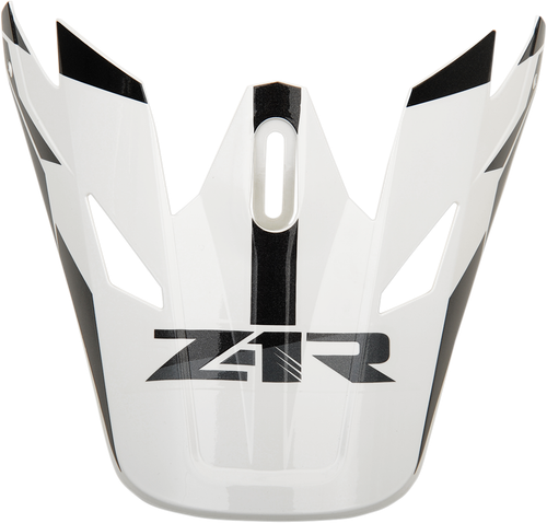 Visor Peak - Black | White - One Size