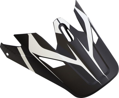 Visor Peak - Gloss | White | Black - One Size