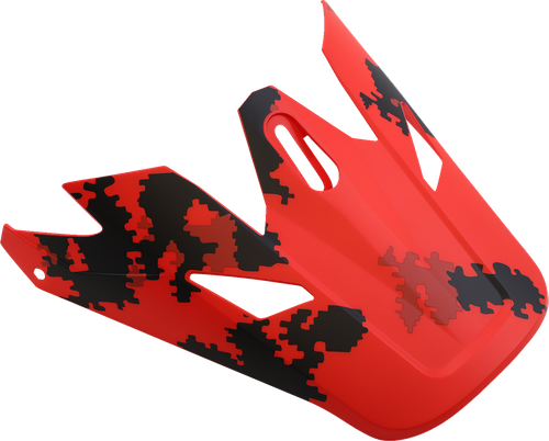 Visor Peak - Red | Black - One Size