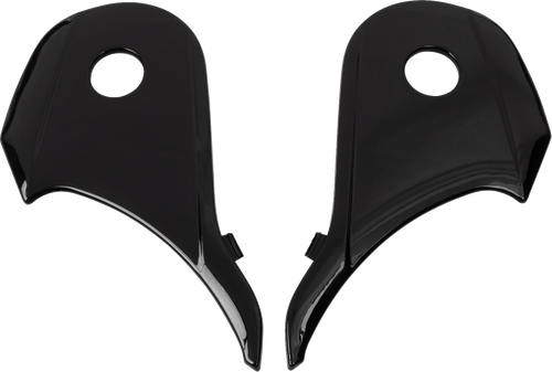 Helmet Side Plate - Flat | Black | Matte - One Size
