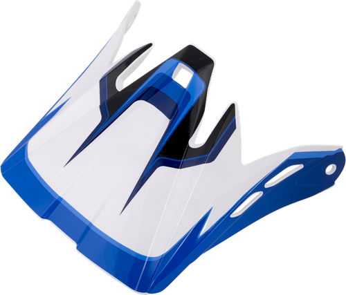 Visor Peak - Gloss | Blue | White | Black - One Size