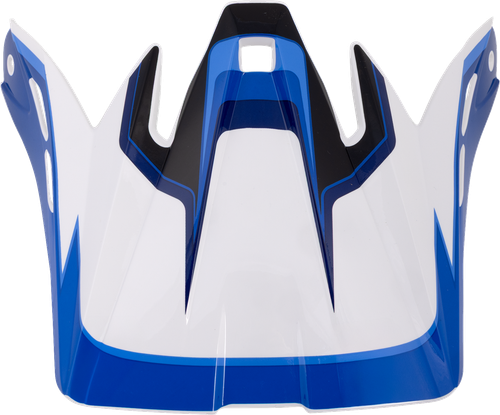 Visor Peak - Gloss | Blue | White | Black - One Size