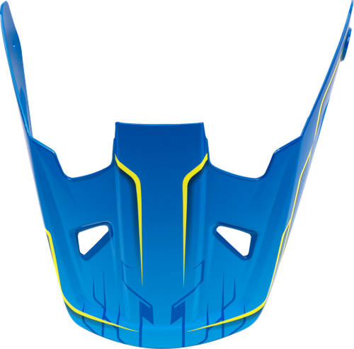 Visor Peak - Teal | Gloss | Yellow - One Size
