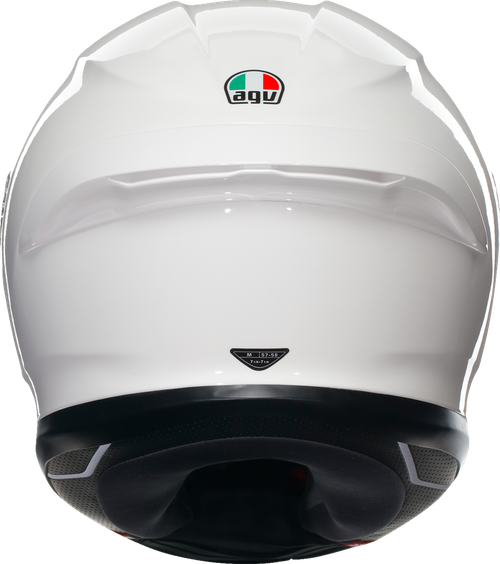 K6 S Full Face Helmet - White | Gloss - 2XL