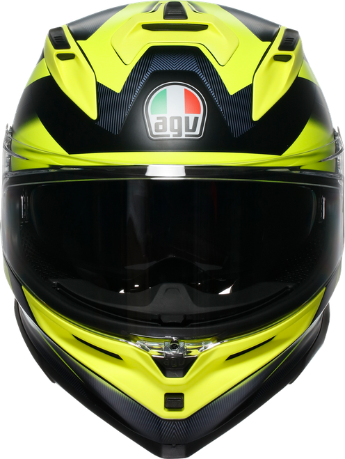 K7 Full Face Helmet - Black | Fluorescent Yellow | Yellow Fluo | Matte - S