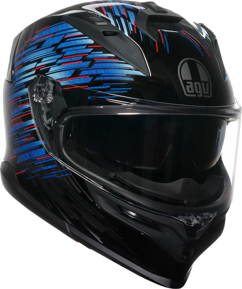 K7 Full Face Helmet - Blue | Black | Gray | Gloss - S