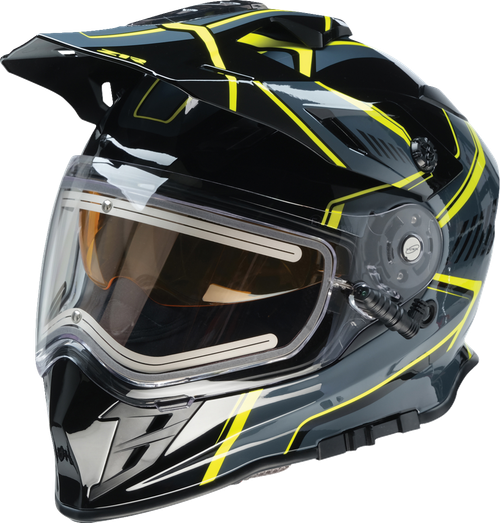 Range 2.0 Dual Sport | Snow Helmet - Yellow | Black | Hi-Vis | Gloss | Gray - XS