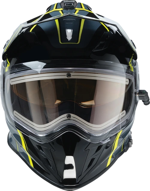 Range 2.0 Dual Sport | Snow Helmet - Yellow | Black | Hi-Vis | Gloss | Gray - XS