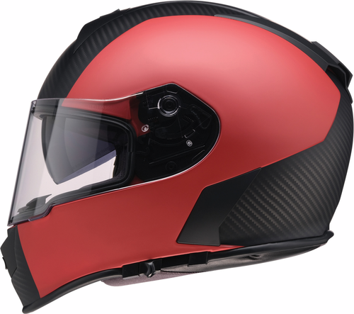 Warrant Full Face Helmet - Red | Black - XS