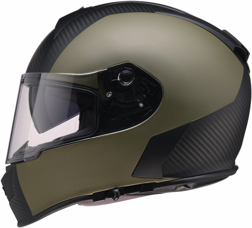 Warrant Full Face Helmet - Green | Black - XS
