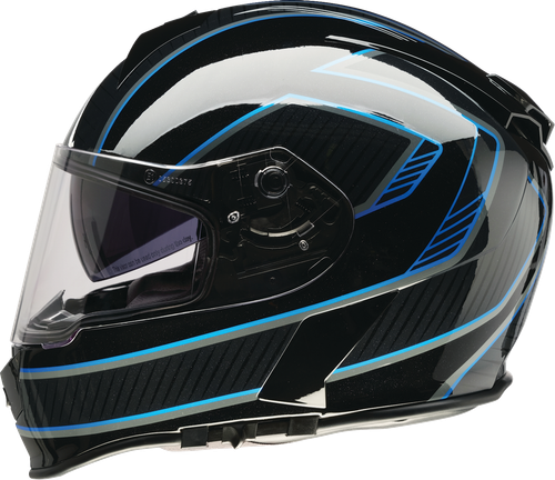 Warrant Full Face Helmet - Blue | Black | Gloss - XS