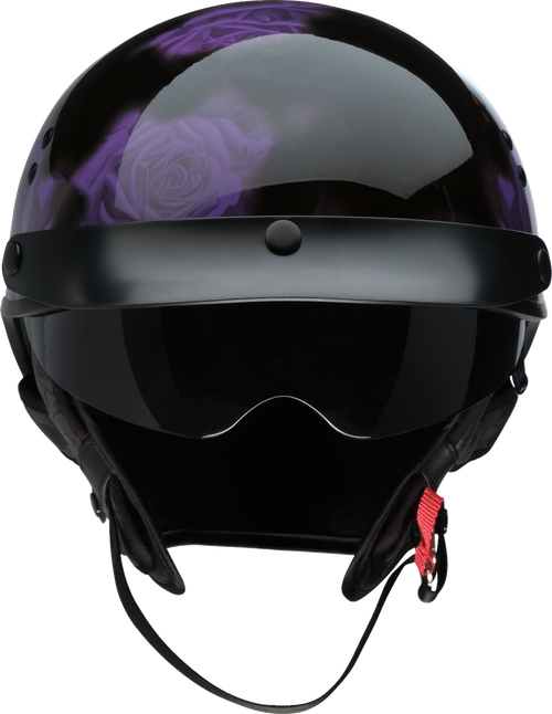Vagrant NC Half Face Helmet - Gloss | Black | Purple - XS