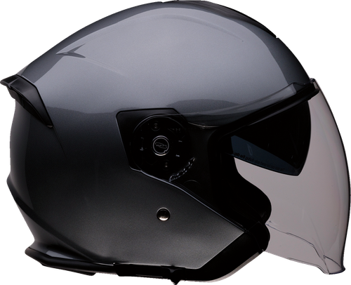 Road Maxx 2.0 Open Face Helmet - Silver | Dark Silver | Gloss - S
