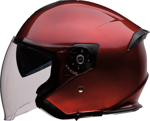 Road Maxx 2.0 Open Face Helmet - Red | Gloss | Wine - S
