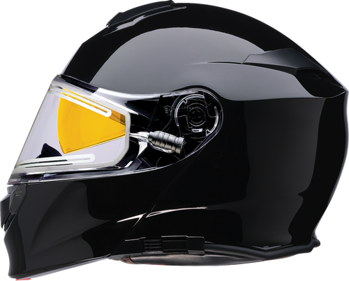 Solaris 2.0 Modular | Snow Helmet - Black | Gloss - XS