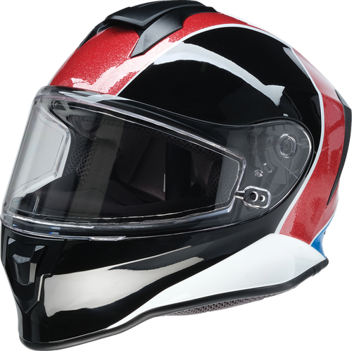 Warrant 2.0 Full Face | Snow Helmet - Blue | White | Gloss | Red | Black - S