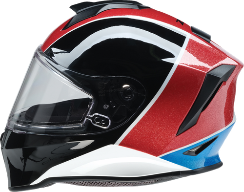 Warrant 2.0 Full Face | Snow Helmet - Blue | White | Gloss | Red | Black - S