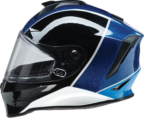 Warrant 2.0 Snow | Full Face Helmet - White | Gloss | Black | Blue | Purple - S