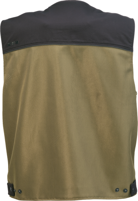 Mesh Vest - Black | Olive - S