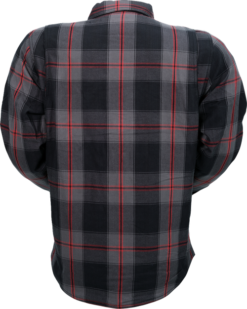 Ashwood Casual Shirt - Red | Gray | Black - S