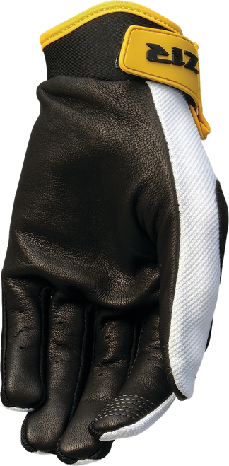 Moto Gloves - Blue | White | Gold | Black - 2XL