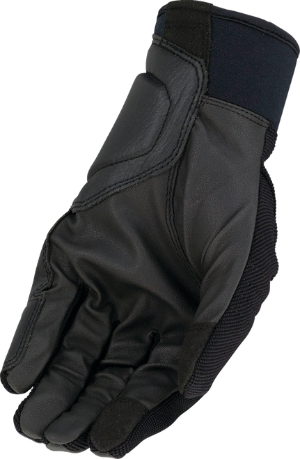 Billet Sport Riding Gloves - Black - S