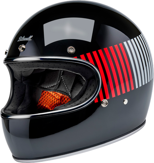 Gringo Raceflow Helmet - Black | Blue | Gloss | Red | White