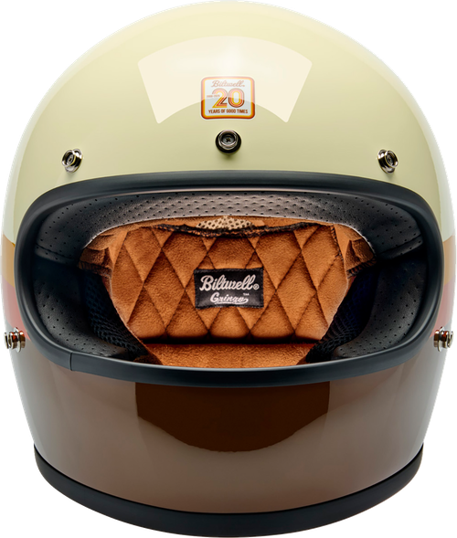 Gringo 20th Anniversary Helmet - Brown | Gloss | Orange | White | Yellow