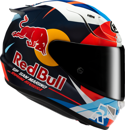 RPHA 12N Red Bull Misano GP II Helmet - Black | Blue | MC21 | Red | White | Yellow