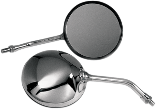 EMGO - 20-37300 - Mirror - CB-Style - Side View - Round - Chrome