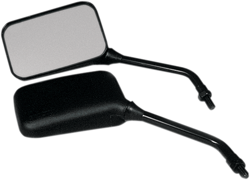 EMGO - 20-78257 - Mirror - GP Deluxe - Side View - Long - Rectangle - Black