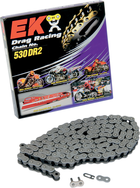 EK - 530DRZ2-140C - 530 DRZ2 - Drive Chain - Chrome - 140 Links