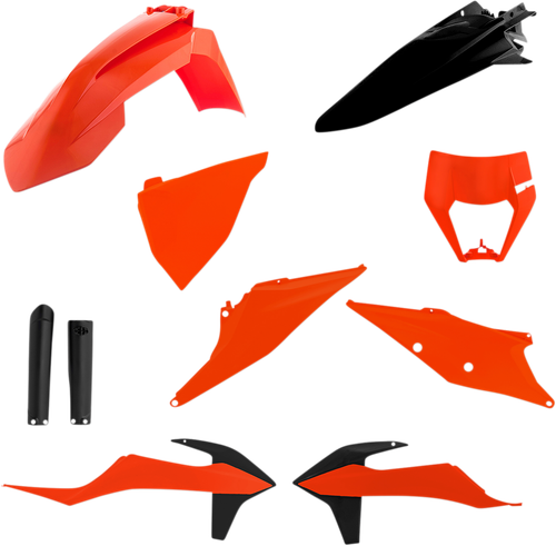 ACERBIS - 2791546812 - Full Body Kit - '20 OEM Orange/Black - KTM - EX/XC '20-'23