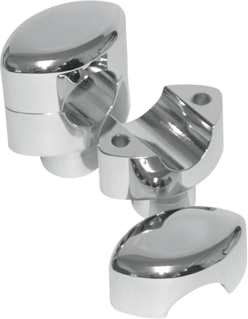 Hefty Smooth Handlebar Risers for 1-1/4" Handlebars