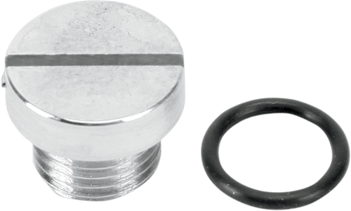 COLONY - 9876-2 - Oil Screen Plug - Chrome - Big Twin