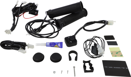 5 Level Thumb Throttle Heated Grips